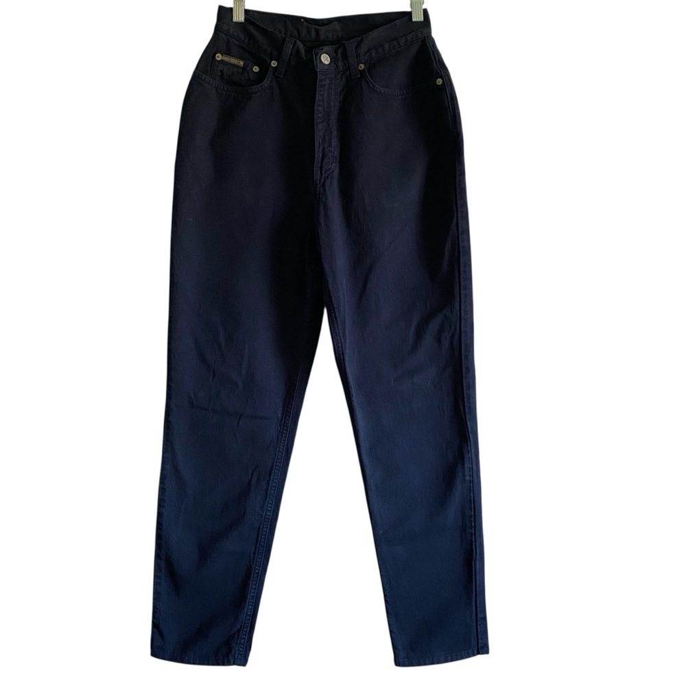 Calvin Klein Vintage 90s High Rise Mom Jeans 24x30 Dark Wash